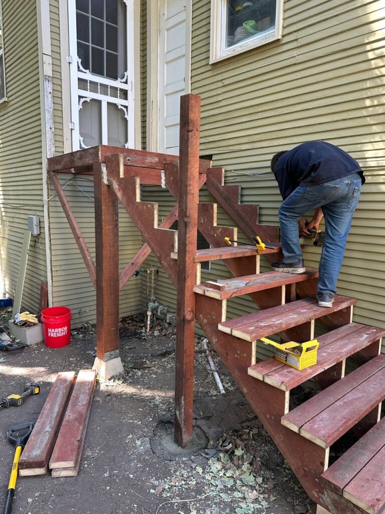 Outdoor Wood repair Process